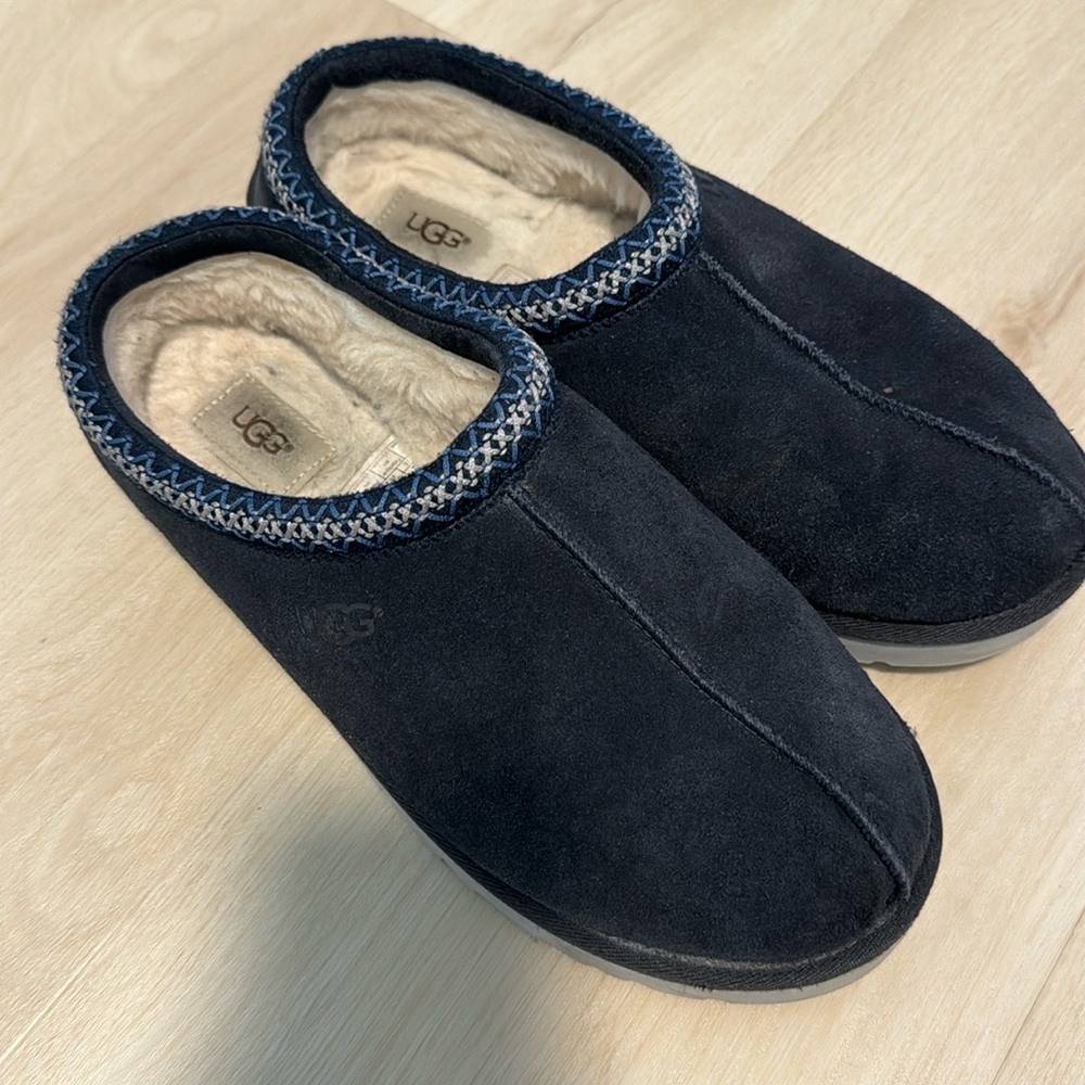 Men’s Tasman Ugg slippers size 11 navy used